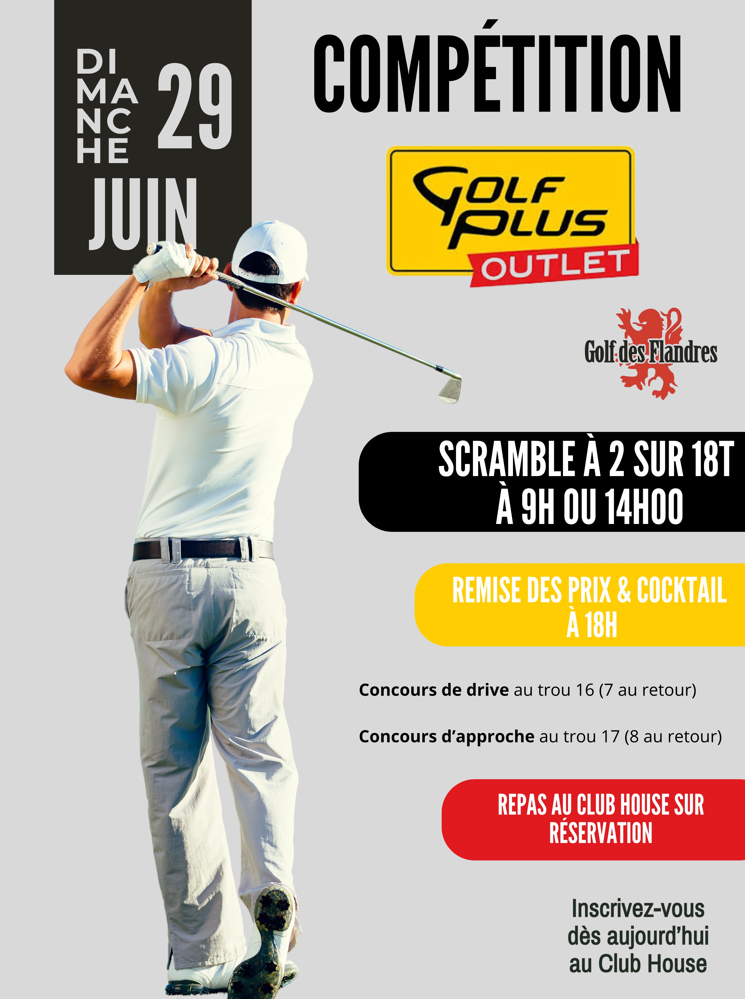 Affiche Golf Plus Outlet 2025