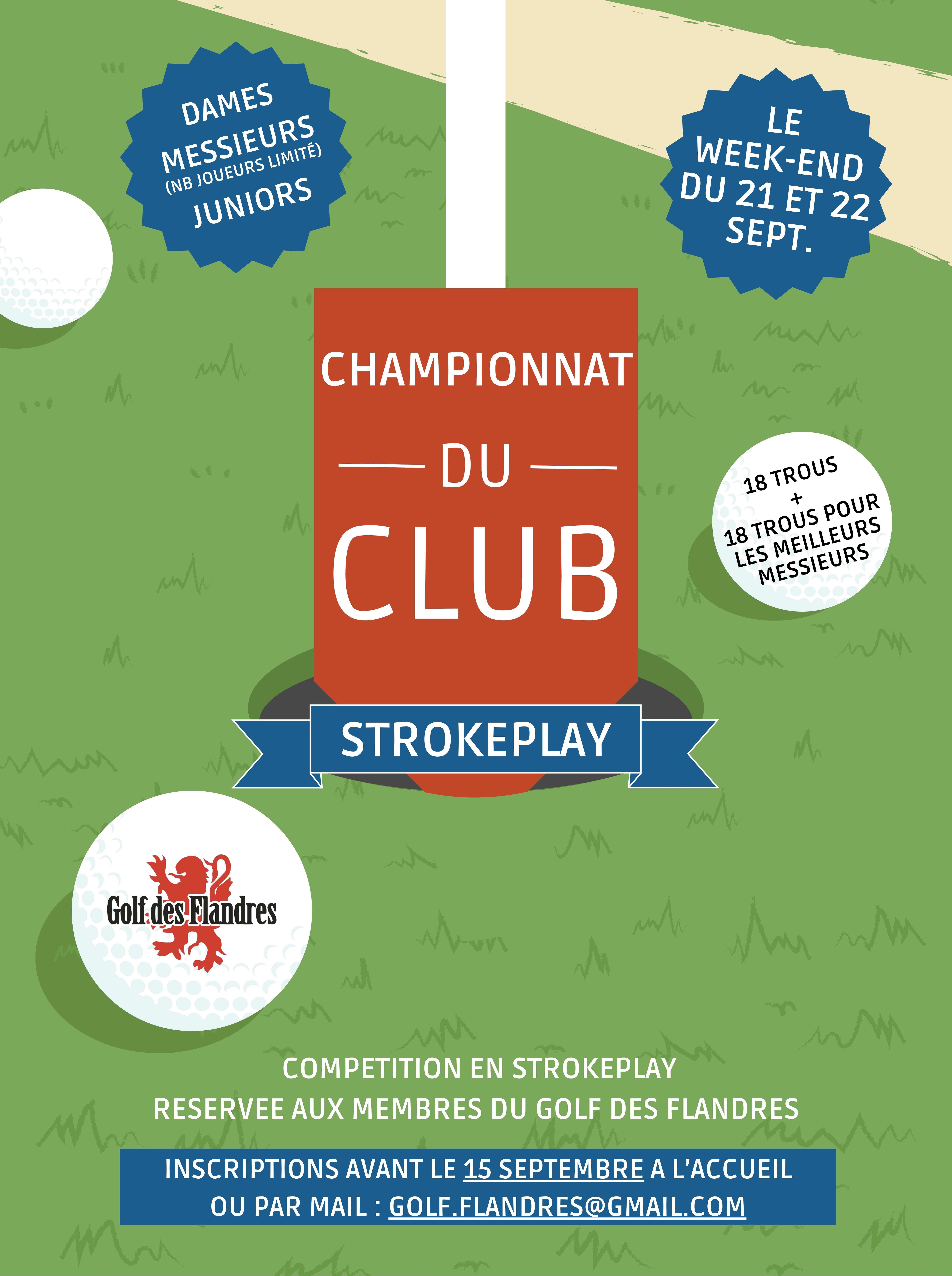 Championnat du Club Strokeplay 50 x 67 cm 1