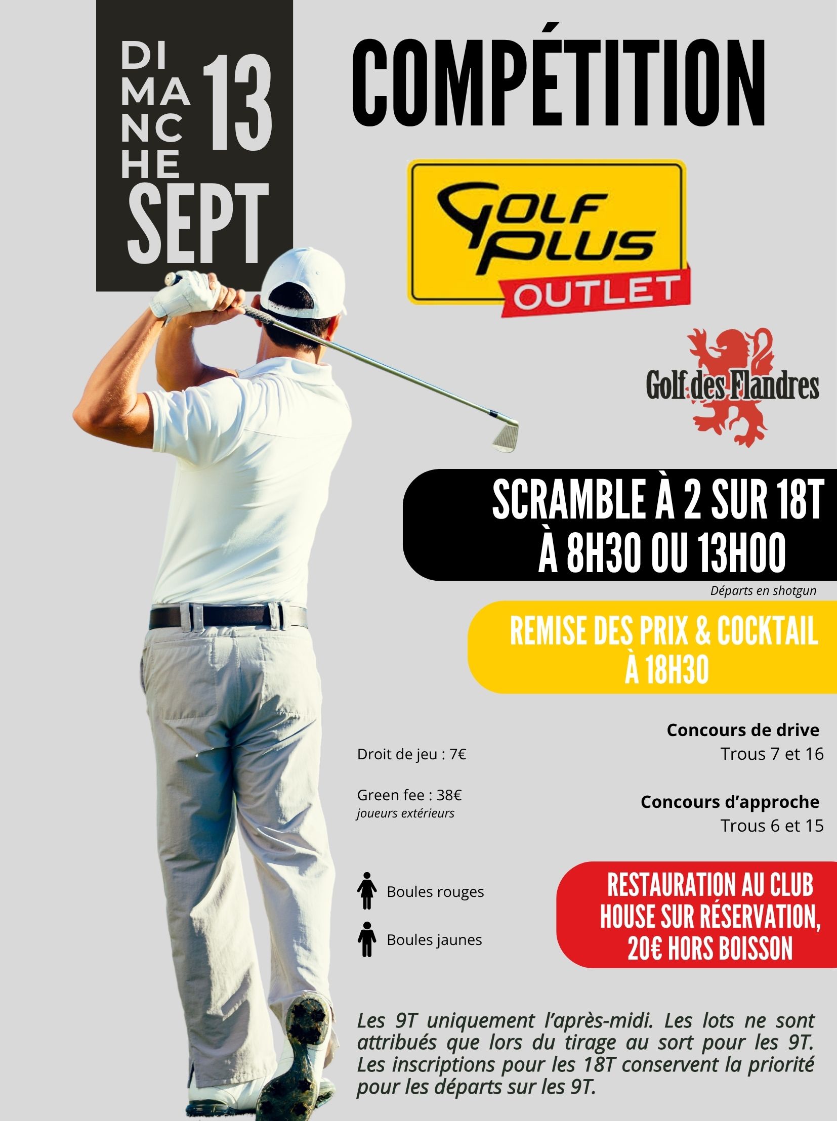 Compet GOLF OUTLET avec prix