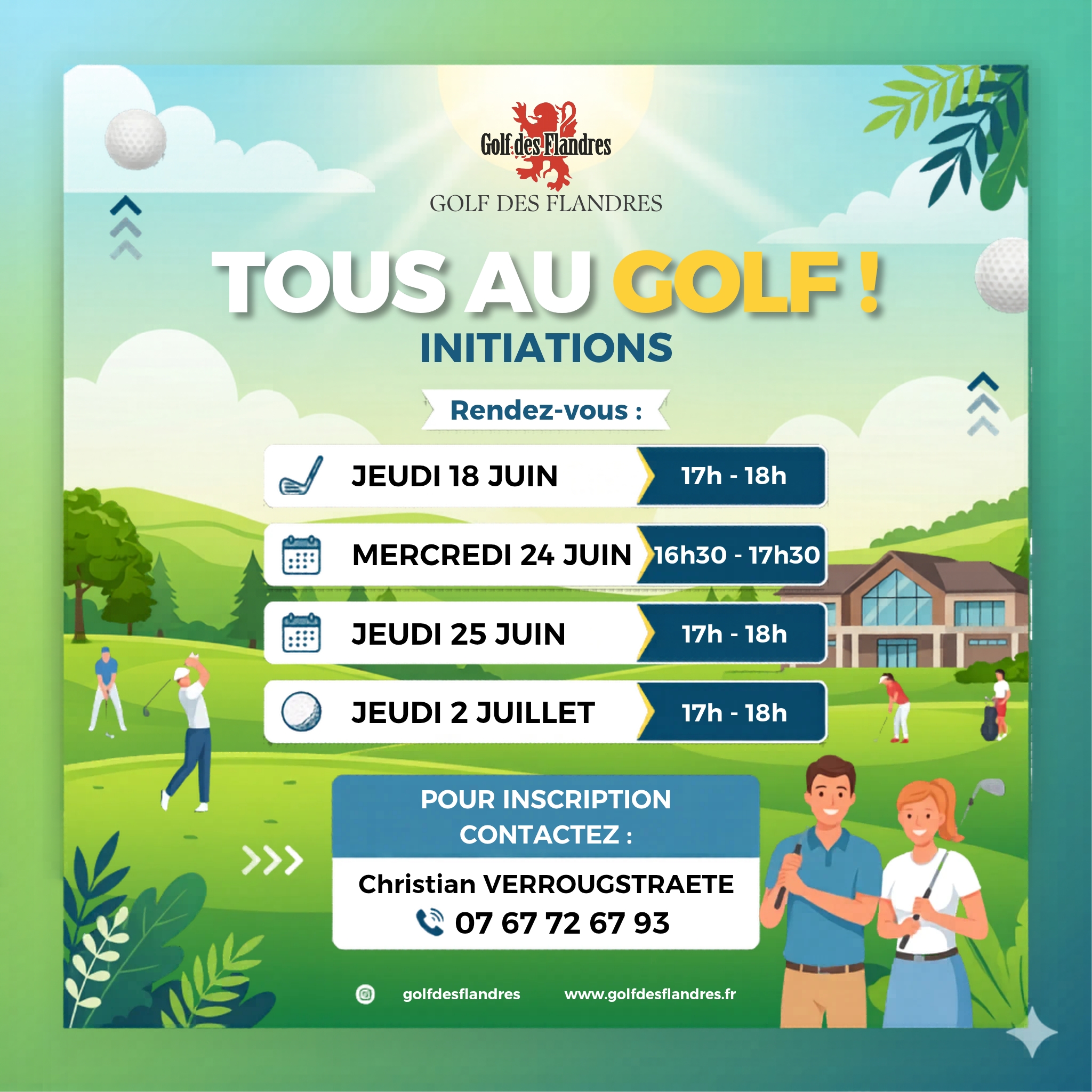 TOUS AU GOLF INITIATIONS